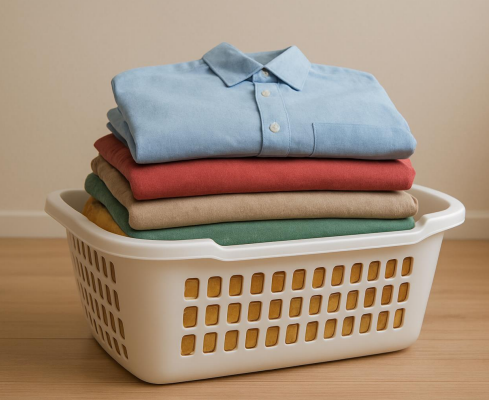 Vêtement repassé et rangé